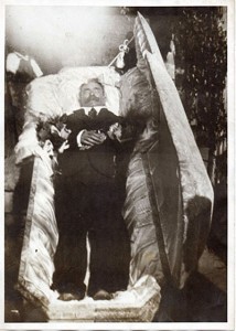 William Jasper Spencer in his casket, Johnson County, Kentucky, 1937. Courtesy of Freda Spencer Goble.